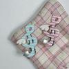 Unique Music Note Hair Clip Comfortable Wear Acrylic Hair Barrette Spring Side Clip For Music Festival Event Celebration