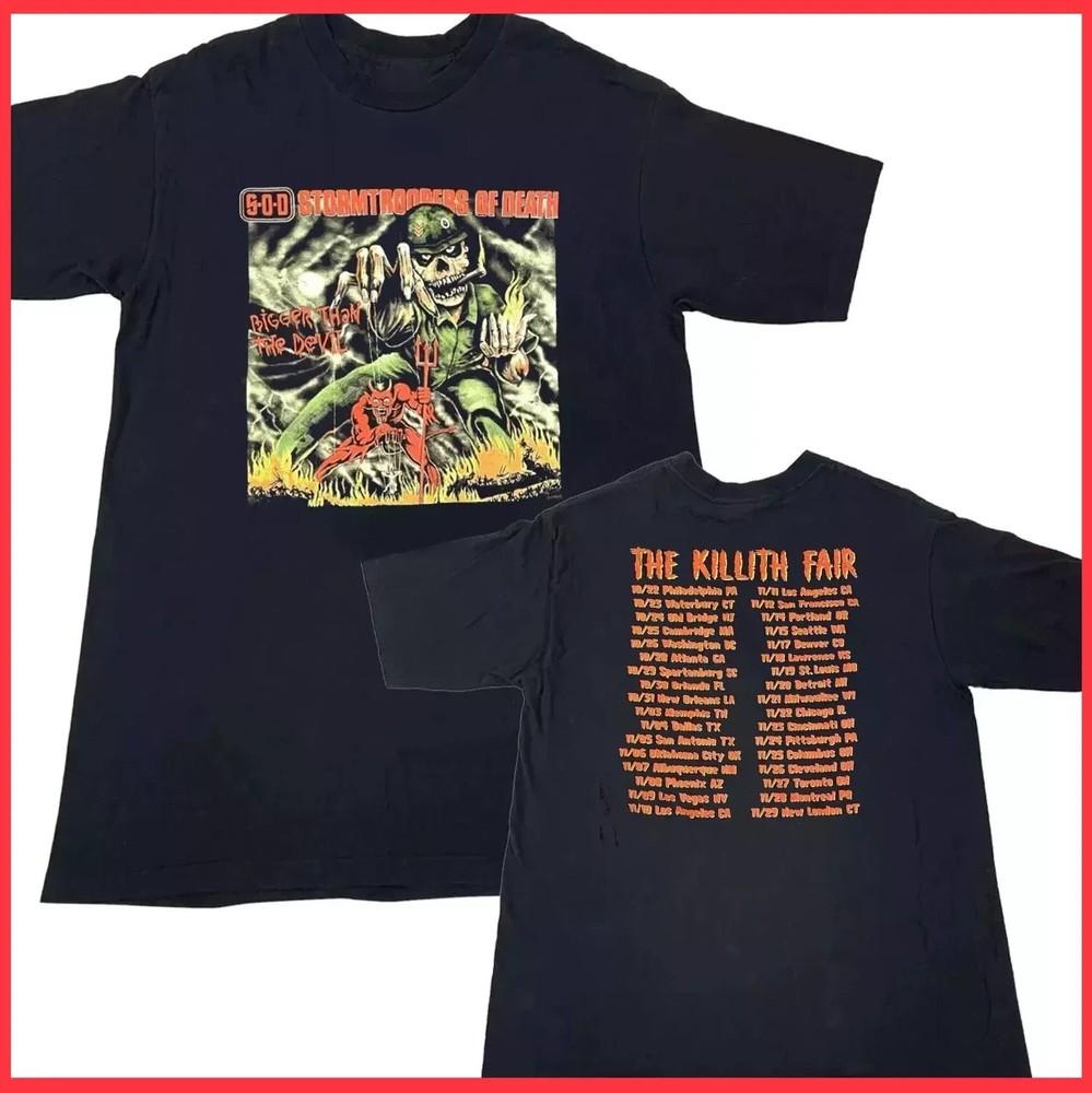 S.O.D. Bigger Than The Devil The Killith Fair T-Shirt Unisex T-Shirt XXXL