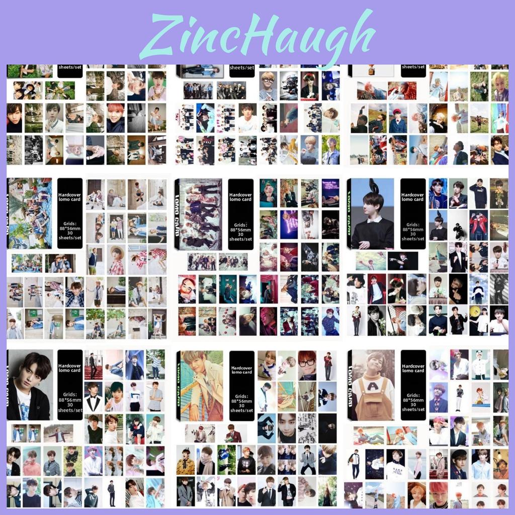 Set di Carte BTS con Foto Stampate Personalizzate per Festival Saluti Festivi