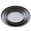 Metal Iron Art Serving Plate Home Furnishing Decorate Storage Tray Make Old Retro Style Delicious Food Dessert Photography Props
