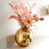 Metal Ball Round Flower Vase for Home Decor|Table Decorative Item for Bedroom Living Room Office Wedding | Best Gift