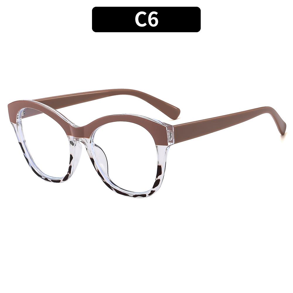 

Модный дизайн Прямоугольная оправа Сплайс цвета Фотохромизм Очки для чтения Женские Защита от синего света Гиперметропия Рецептурные очки +6.0