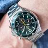 Orient Mako SOLAR PANDA RN-TX0204E Da Uomo Verde