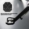 Motorcycle Stand Pad, Universal Motorcycle Kickstand Pad, Aluminium Alloy Motorcycle Side Stand Plate Pad High Strength Kickstand Pad Plate Support