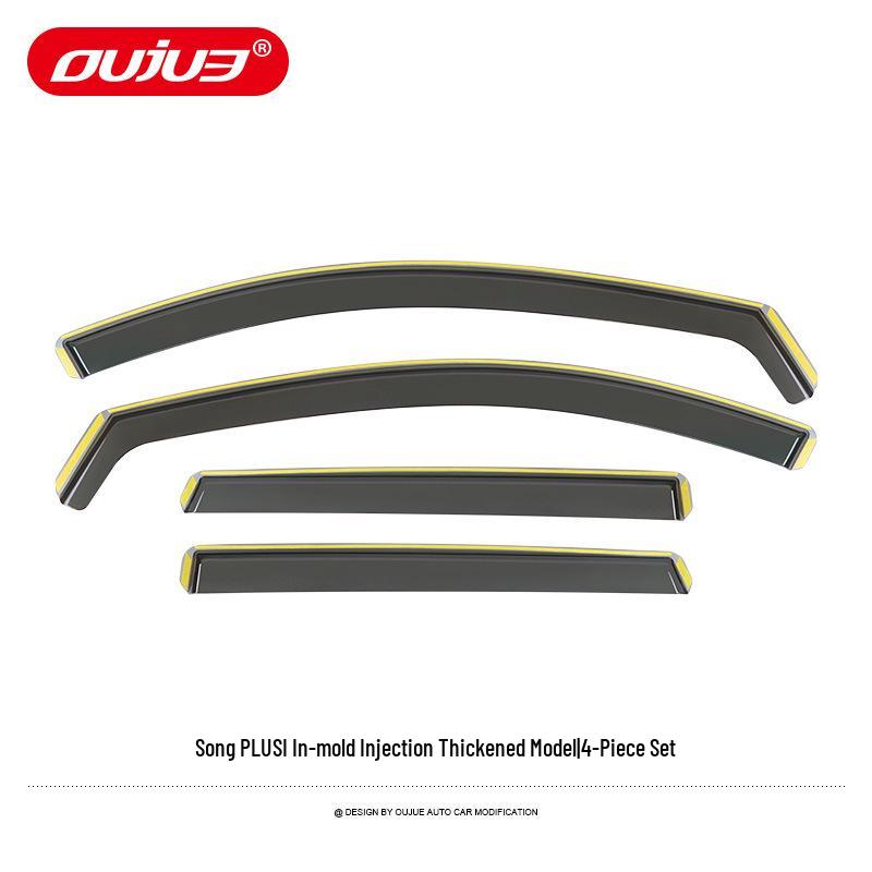 Electroplated Rain Guards for BYD Song Pro/PLUS/MAX DMI Window Eyebrows