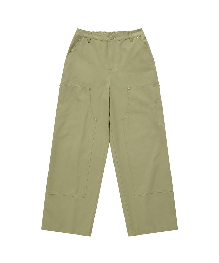 COVERNAT WOMAN Carpenter Work Pants Khaki