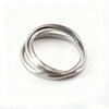 Stylish Interlocking Rings for Women Elegant Stackable Three-layers Fingers Jewelry Cool Stuff Year Gift for Girlfriend