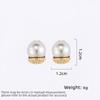 Women's Light Luxury Design Elegant Vintage Imitation Pearl Earrings Fashionable And Versatile Niche Design Earrings