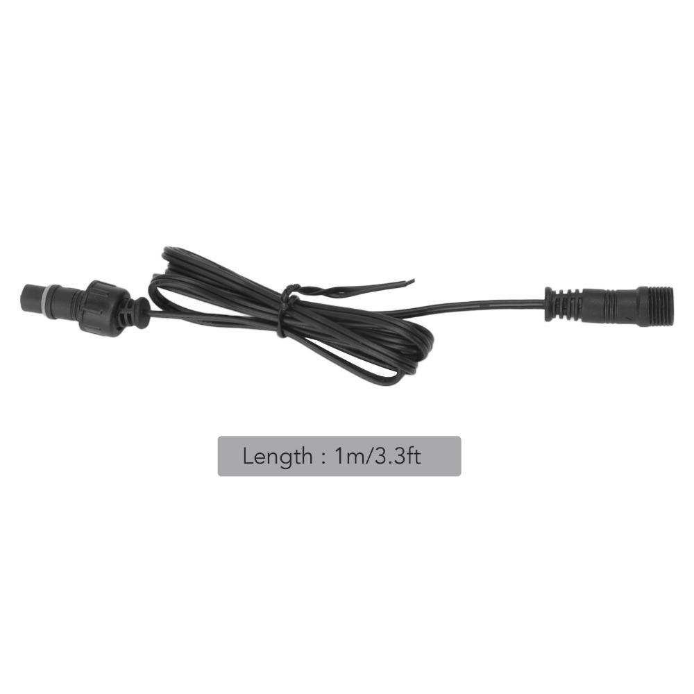 5pcs 3.3ft Garden Extension Cord IP67 LED Light Extension Cord  Garden Lighting