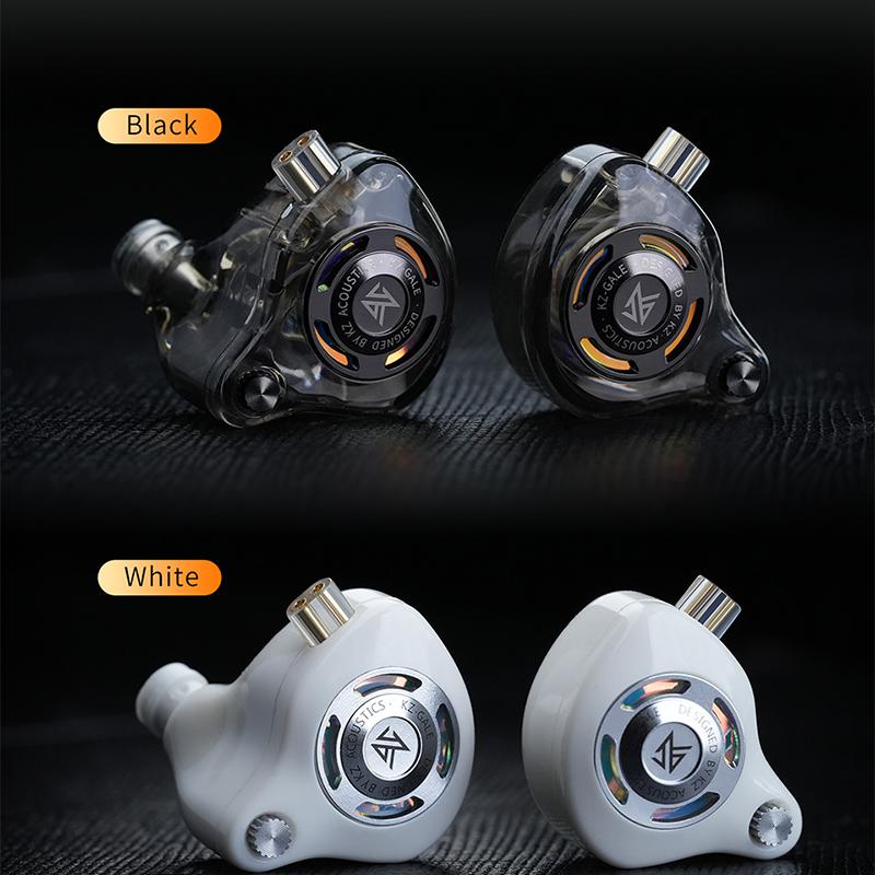 KZ Gale Écouteurs Intra-auriculaires Gaming E-sports Bass Métal Écouteurs 3.5mm AUX/Type C Casque Pour Jeu Vidéo Scène Son Live