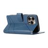 DF-06 For iPhone 16 Pro Max Case Line Imprint Wallet Phone Cover