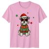 Schnauzer Dog Christmas Holidays Unisexs TShirt Unisexs Tee Graphic Unisex Top