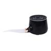 Pipe Aromatherapy Diffuser Humidifier Black Quiet Simulated Fire Essential Oil Diffuser with Smoke Rings Colorful LED