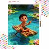 Disney DIY diamond painting 5d full diamond cross stitch mosaic Luca raft painting living room bedroom decorative art