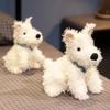 1 ks 2024 cm Roztomilý West Highland White Terrier Plyšová hračka Kawaii Šátek Psí panenky Západní Highlandský pes Plyšová hračka Pěkný dárek