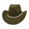 British Jazz Hat Men'S And Women'S High-End Flash Rhinestone Accessory Hat Cowboy Hat