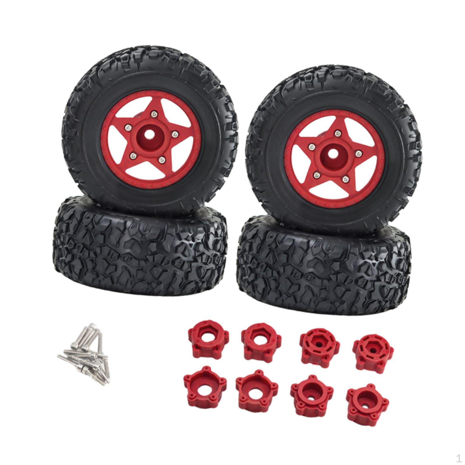 

4 шт. Автомобільні колеса та шини з колісним диском із шестигранними втулками