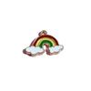 Alloy Drip Pendant Rainbow Cloud Diy Alloy Jewelry Accessories Headgear Earrings Rubber Band Earrings