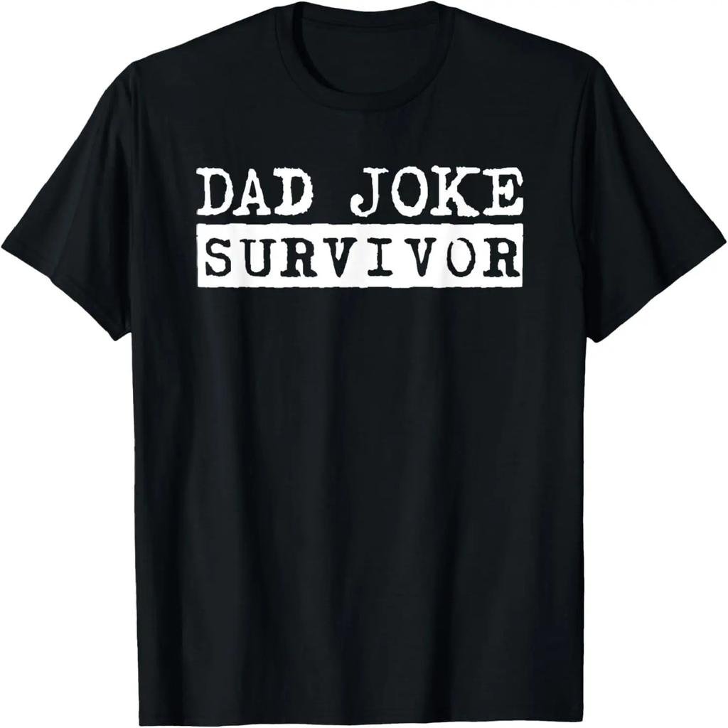 Dad Joke Survivor Funny Retro Father's Day Family Reunion T-Shirt