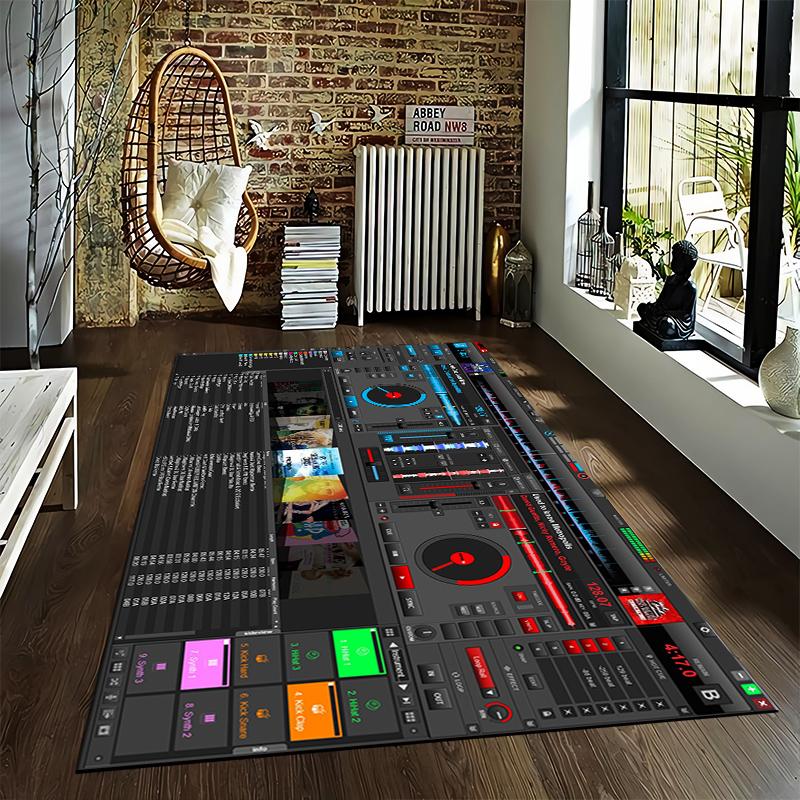 Stephen King's IT Themed Carpet with Clown Illustration and Red Hair Design Suitable for use as an anti-slip for room and bedroom sofas