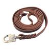 Durable Leather Dog Training Leash Strap for Large Medium Dogs