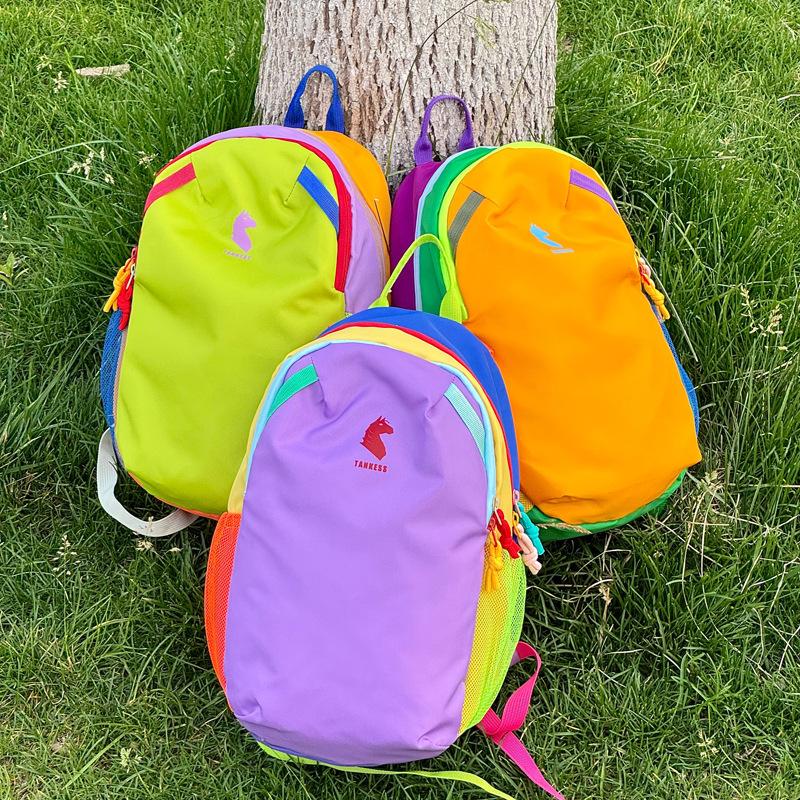 Schoolbag Hiking Small Backpack Ultra Light Travel Dopamine Hiking Hiking Bag Leisure Sports Backpack