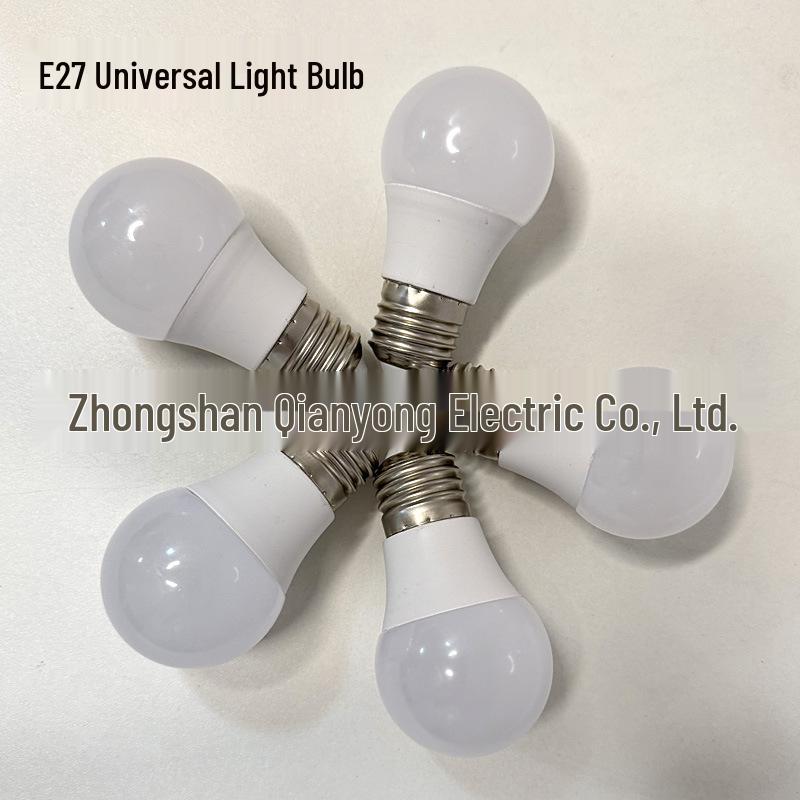 

Светодиодная лампа Qianyi E27, Энергосберегающая хрустальная лампа, 3 Вт/5 Вт, Теплый белый свет. 3W