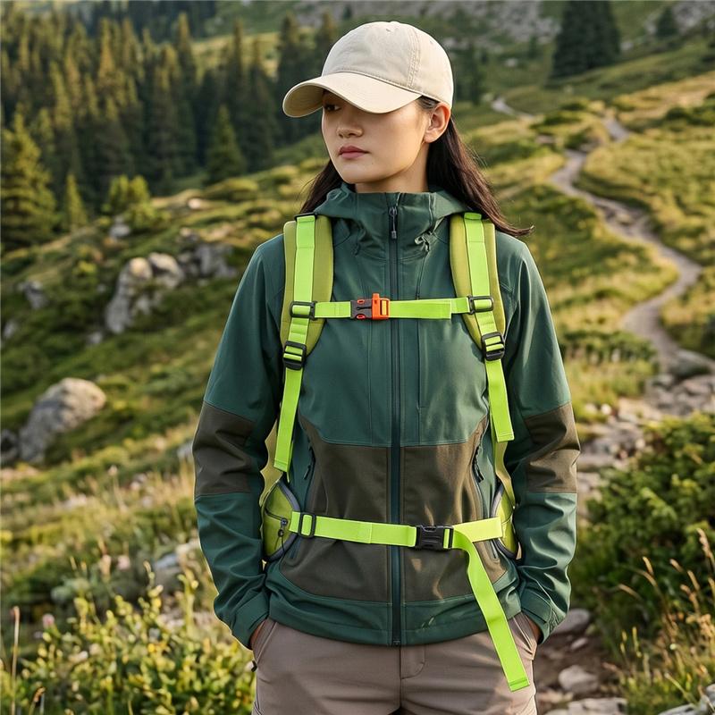 Outdoor Hiking Backpack with Mesh Side Pockets and Adjustable Straps for Adventure and Travel