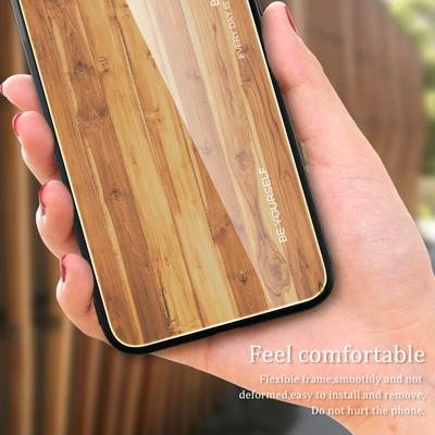 For Xiaomi Redmi Note 13 Pro 4G/Poco M6 Pro 4G Cell Phone Cases Anti-drop Tempered Glass+TPU Cover