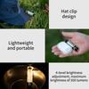 1Pc Mini Flashlight Outdoor Key Clip Cap Ambient Led Long Endurance Disaster Relief Emergency Small Light Pocket