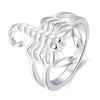 Copper Plated Rings For Women Scorpion Shape Ring Wedding Jewelry Unisex Ring For Lovers Christmas Gift  Stamp Copper Color