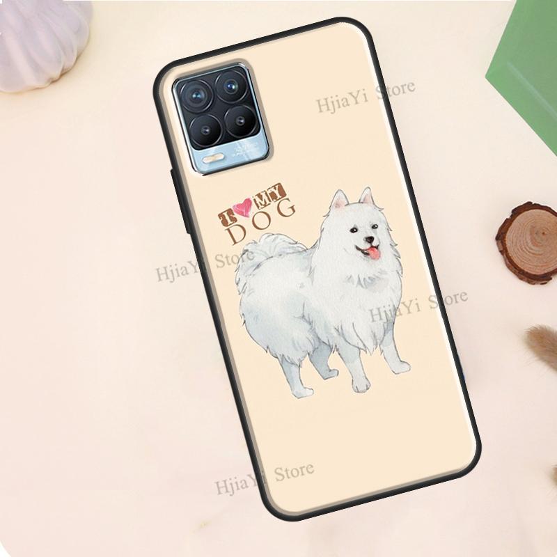 Japanese Spitz Dog For Realme 10 Pro Plus C55 C35 C33 C31 C30 C21Y GT Neo 5 OnePlus 11 10T Nord CE 2 Lite Case