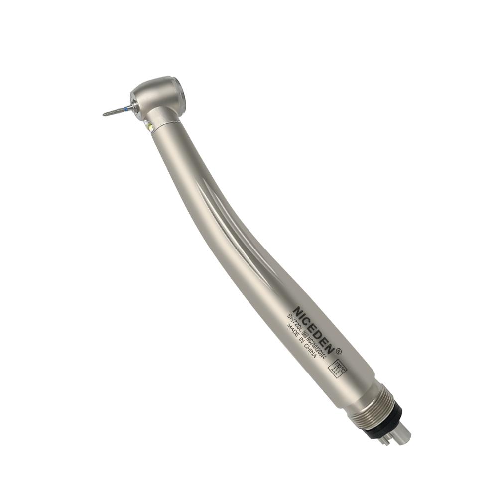 NICEDEN Dental High Speed Handpiece Push Button Ceramic Bearing 2 Holes 4 Holes Pana Max Plus Led Air Turbine Handpiece