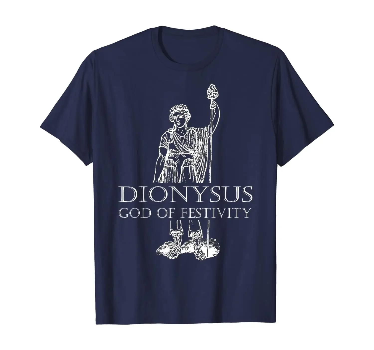 

Ancient Greece Festivity God Dionysus Greek Myth TShirt 100 Cotton ONeck Summer Short Sleeve Casual Mens Tshirt Size S3XL 4XL