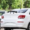 Auto Parts Car Spoiler Wing Visual Interest Fading Resistance Wind Stabilization Carbon Fiber Pattern Lightweight ABS