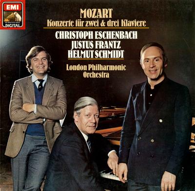 LP Record MOZART  CHRISTOPH ESCHENBACH JUST  Konzerte Fr Zwei  Drei Klaviere 262105 HIS MASTERS V 1982 Germany Classical Used