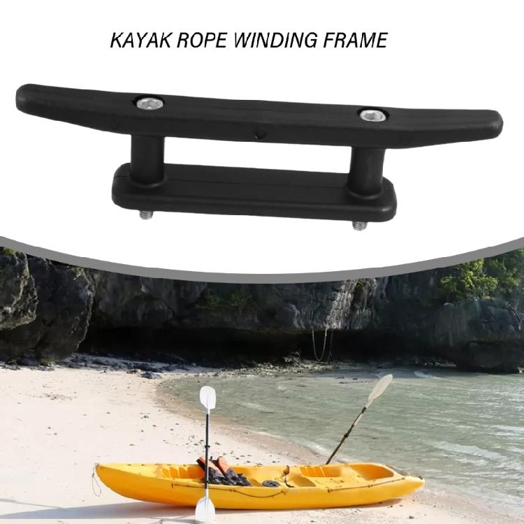 2Pcs Deck Kayak Rope Rack Kayak Rope Frame Cleat Hardware Nylon Boats Kayak Canoes Cleat Fixed Stand Easily to Install