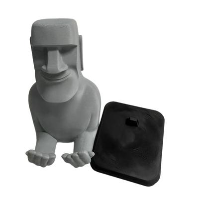 Modern Homes Decors Easters Island Sculpture Artistic Mobile Stand Gaming Controller Holder For Living Room Office Desk