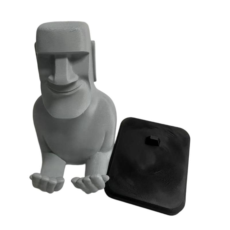 

Modern Homes Decors Easters Island Sculpture Artistic Mobile Stand Gaming Controller Holder For Living Room Office Desk 1