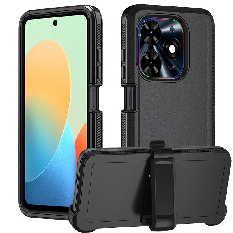 Rugged Magnetic Case for Tecno Spark 10 Pro | 360° Rotatable Stand + Anti-Slip TPU+PC | Shockproof Galaxy Cover