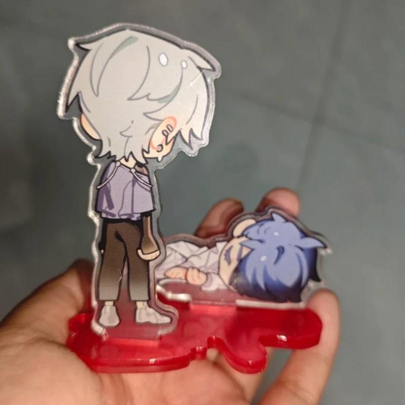 In Stock Alien Stage Sunday Toy Figures Acrylic Stand Anime Action Figure Model Accessories Gift Toy Ivan Diy Desktop Ornament