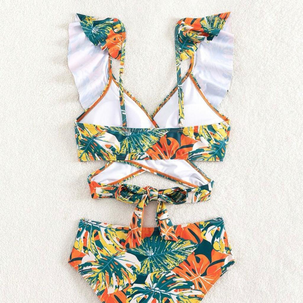 New Women Print Summer Push Up Swimwear High Waist Bikini Set Bathing Suit Beachwear Female Holiday Swimsuit Swimming