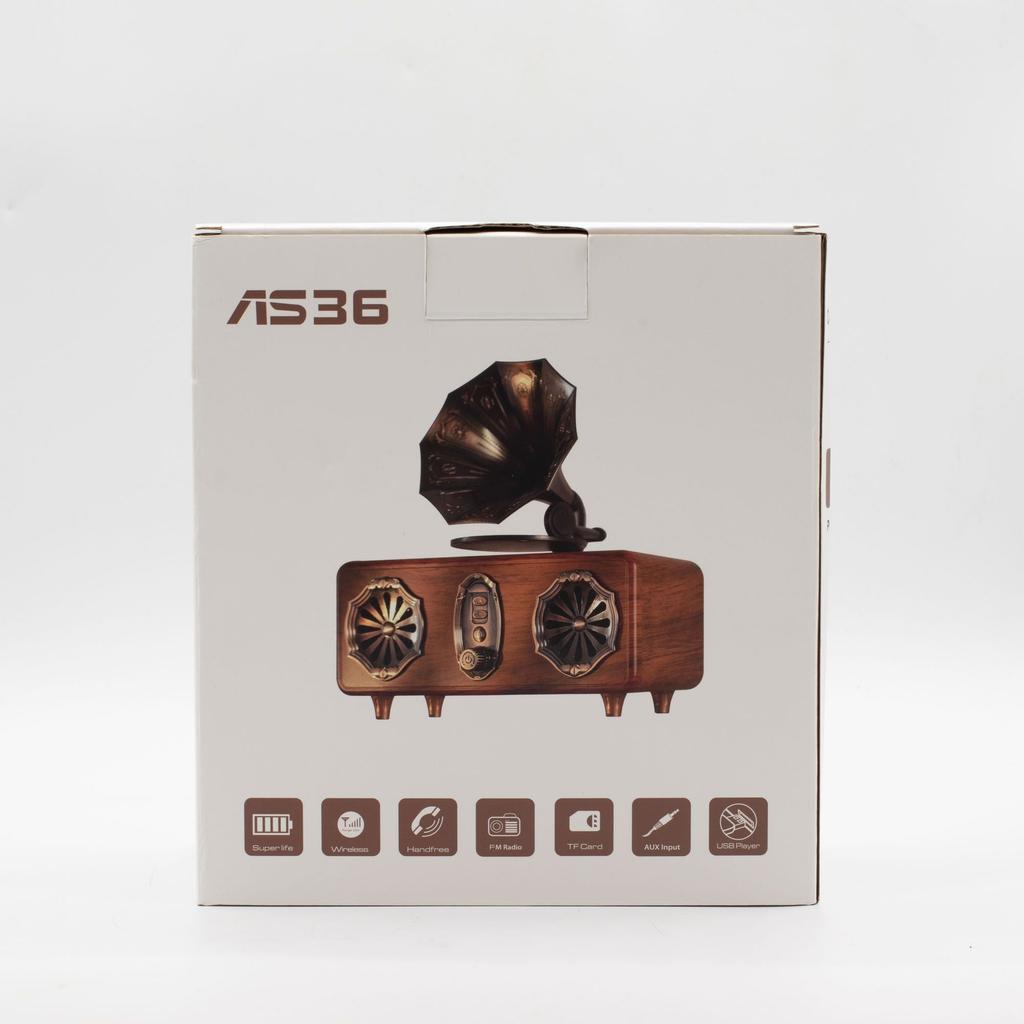 Retro Mini Double Gramophone Speaker – Bluetooth – 5.4 watt x 2