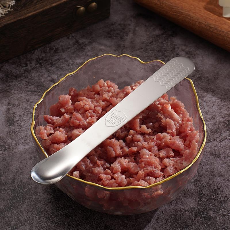 Łyżki do nadzienia pierogów ze stali nierdzewnej Łyżka do robienia pierogów ze stali nierdzewnej Rozprowadzacze do masła i dżemu Łyżka do nadziewania Wontonów