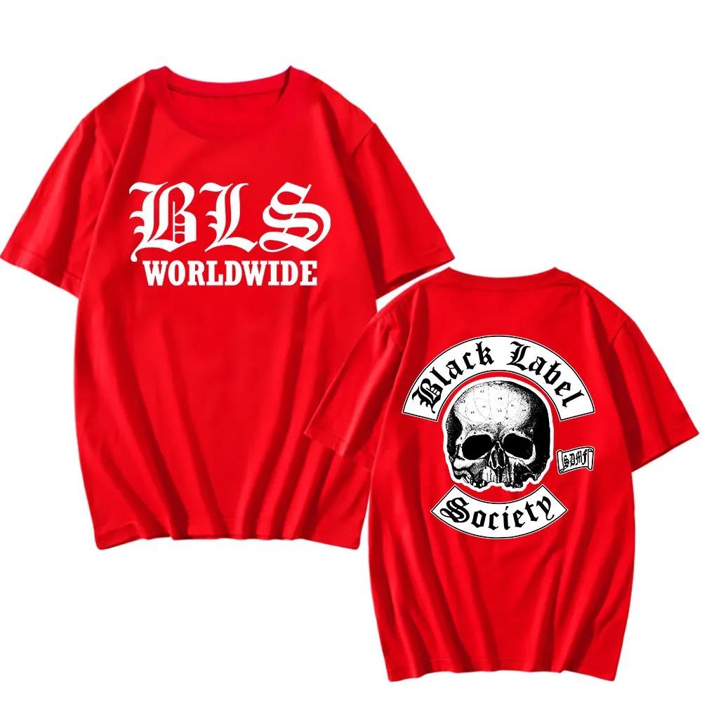 Black Label Society BLS Worldwide TShirt Zakk Wylde Heavy Metal Street Hip Hop Unisex Comfortable Women And Men Tshirts