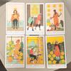 Modern Witch Tarot Deck In Spanish Language 10.3*6cm 78 Pcs Tarot Cards Combine with Diverse Bodies, Up-to-the-minute Fashion