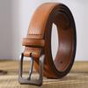 Retro Belt for Men Casual Business Simple Belt for Men Middle-aged and Young Men Fashionable Versatile Pin Buckle Belt