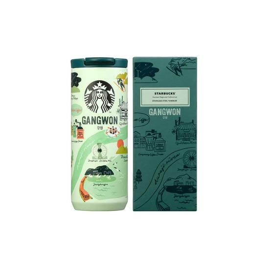Starbucks Korean Tumbler 355ml - Hello Gangwon/ Gyeonggi/ Gyeongsang/ Gyeongju/ Busan/ Seoul/ Incheon/ Jeolla/ Jeju/ Chungcheong  (10 Options)