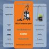 Dual-Use Wet/Dry Industrial Vacuum Cleaner for Home, Commercial, and Car Cleaning with Large Suction