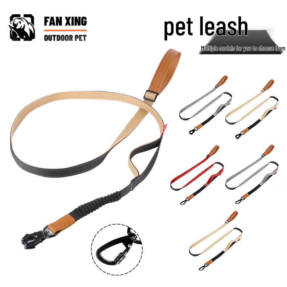 

Explosion-Proof Reflective Bungee Dog Leash for Medium & Large Dogs 180x2.5 cm